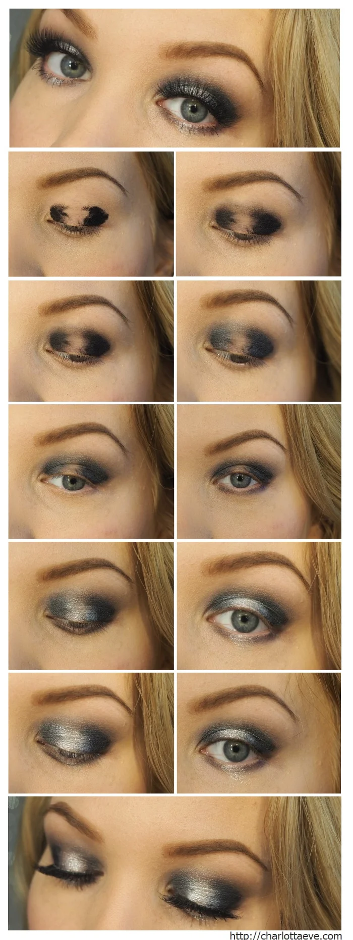 black silver halo eye pictorial