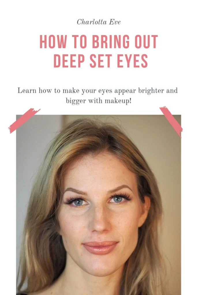 pin image for deep set eyes makeup tutorial