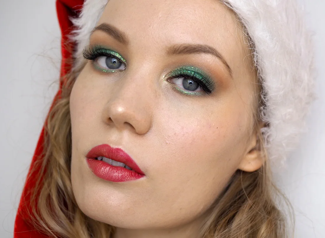 green gold makeup tutorial