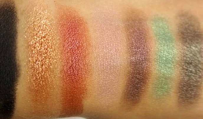 kicks eyeshadow palette swatches