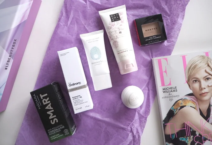 products from a lookfantastic Beauty Box review