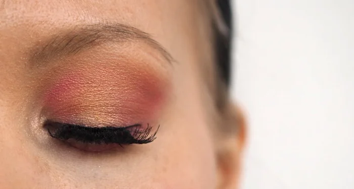 pink orange yellow sunset eyes