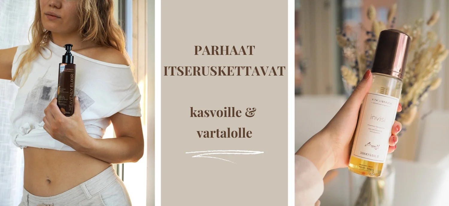 parhaat itseruskettavat kasvoille ja vartalolle