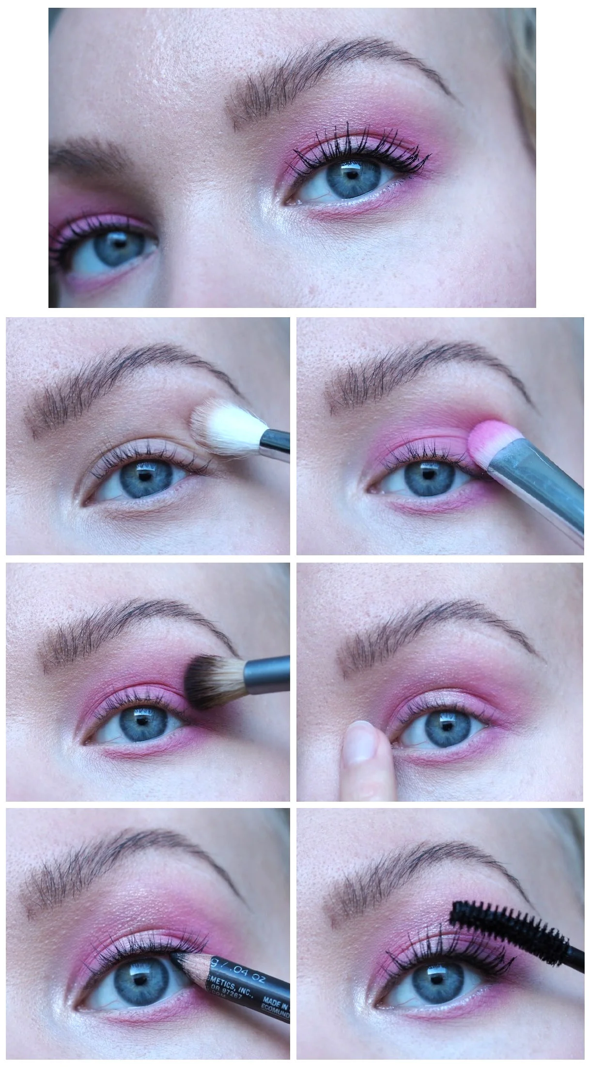 pink valentines day makeup tutorial