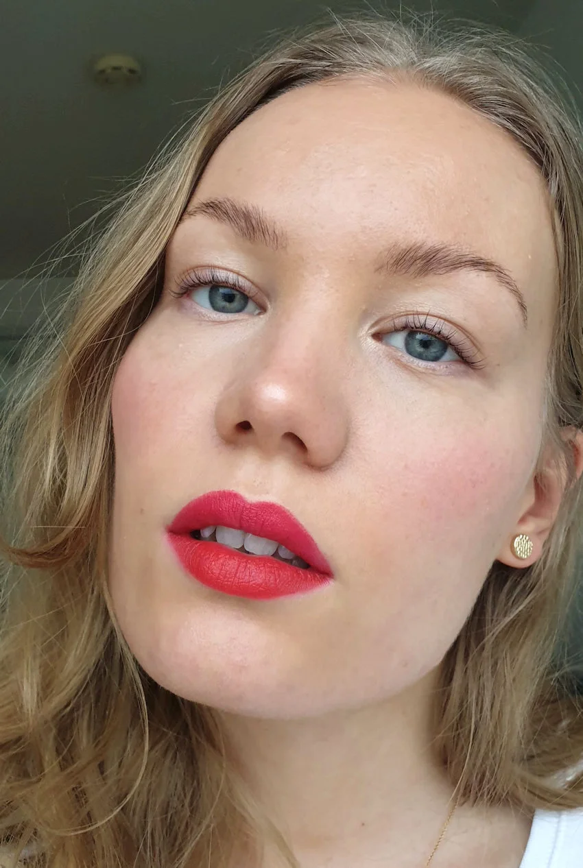 No brow makeup needed with brow lamination.