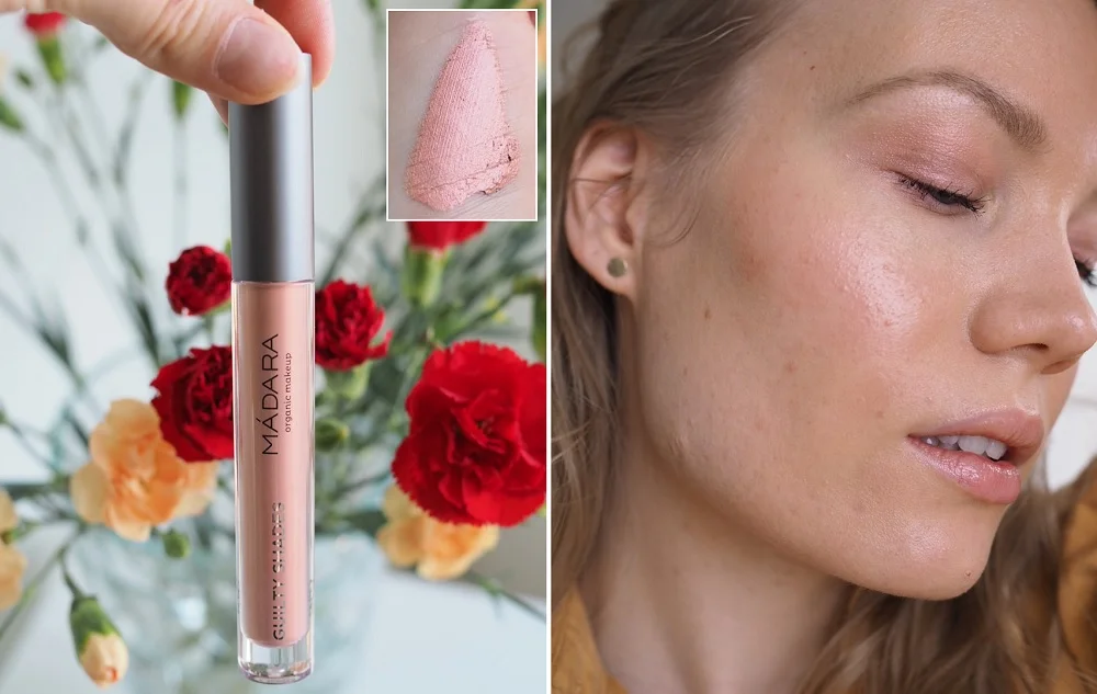 madara multi shadow heat swatch on face