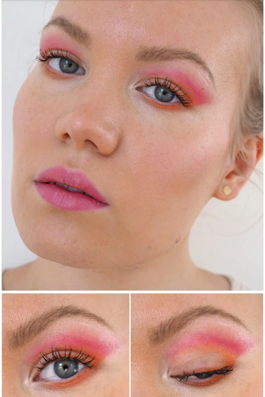 pink orange conspiracy palette makeup