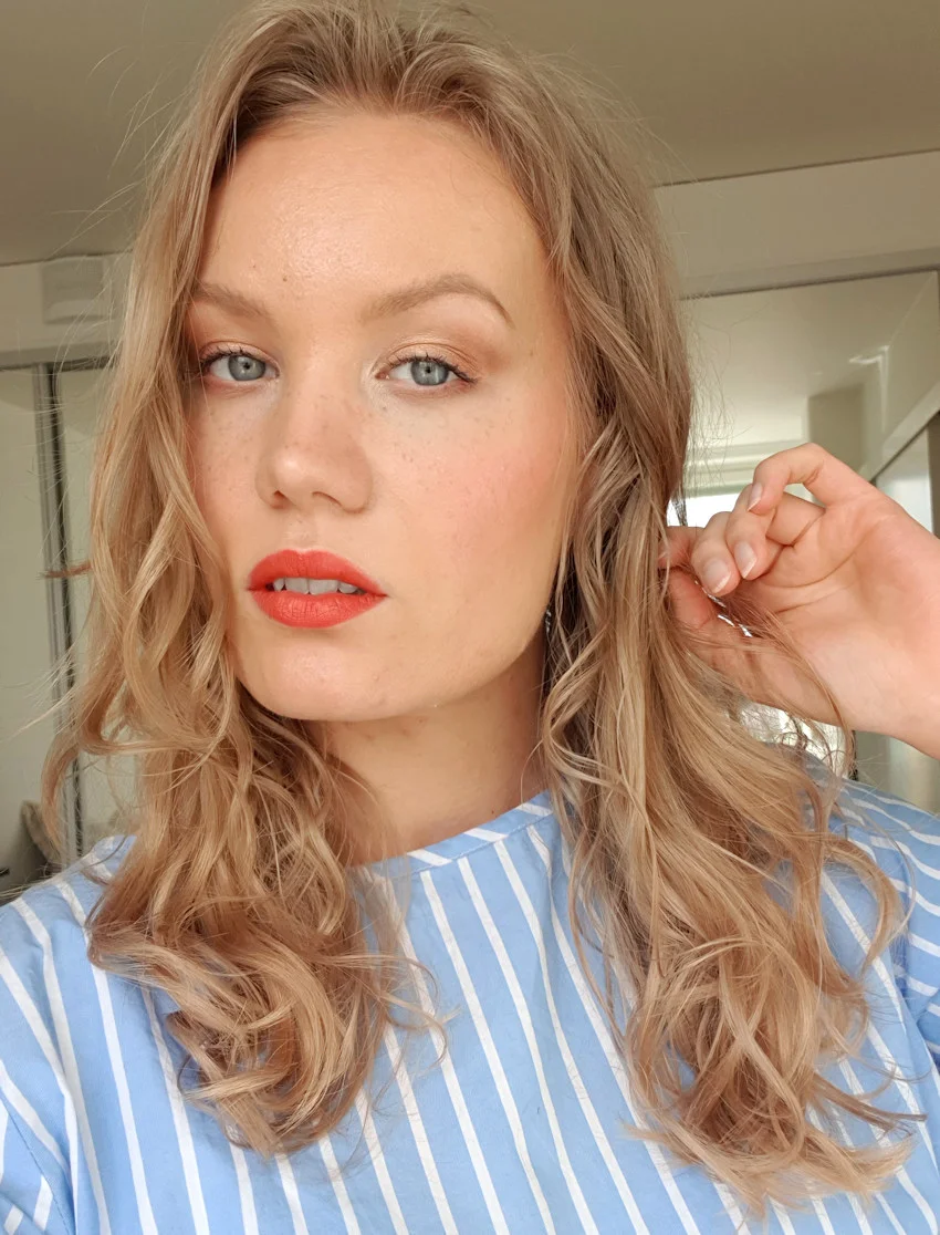the perfect orange lipstick 