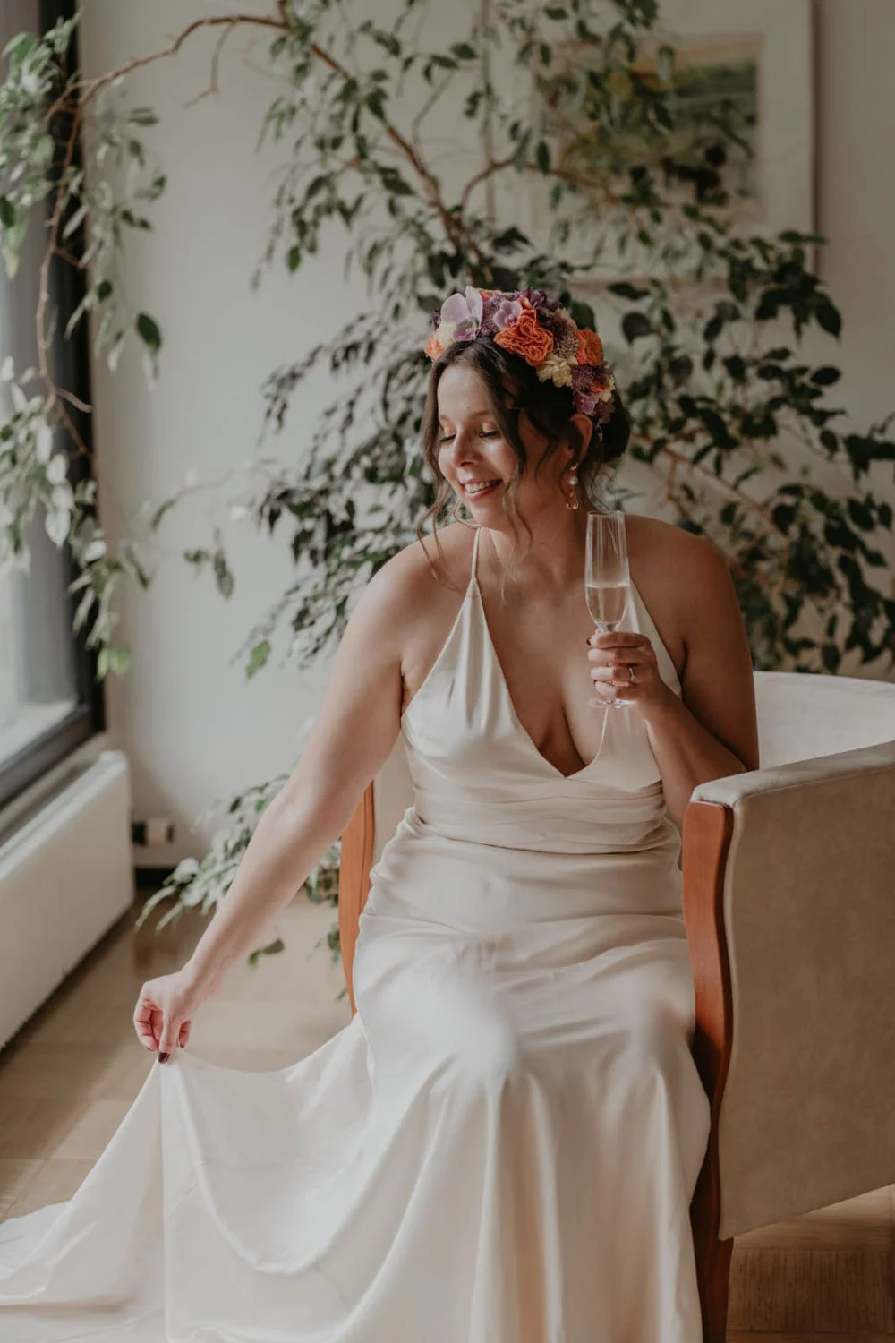 natural boho bridal makeup