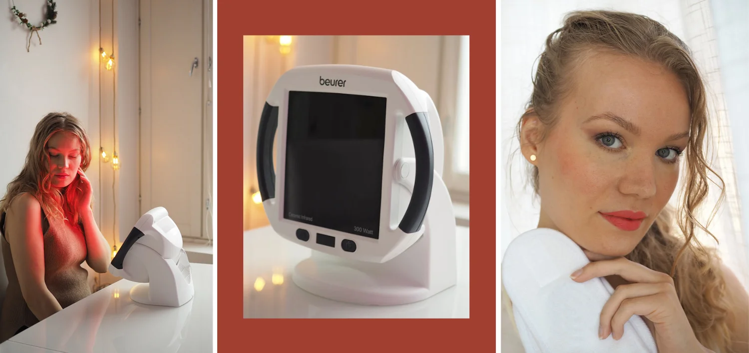 red light for hormonal acne and skincare