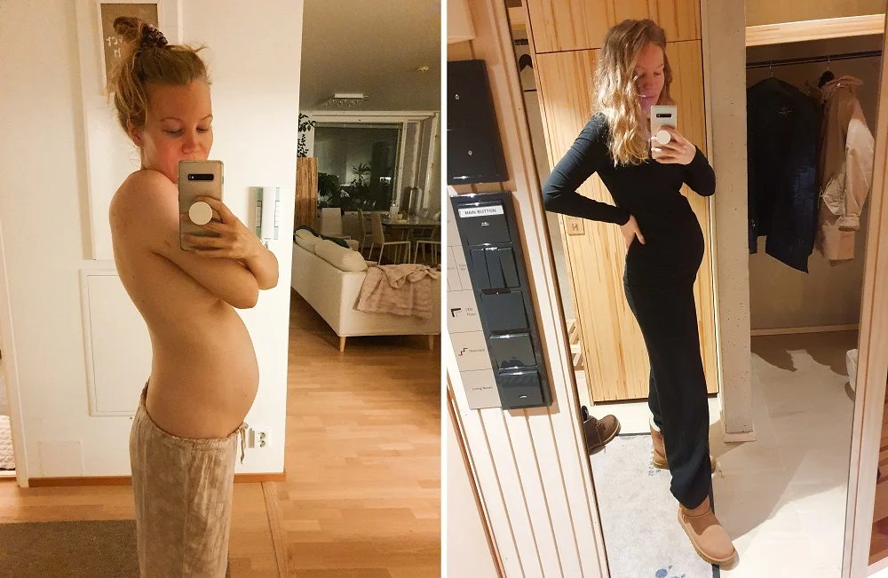 week 24 and 25 bump raskausviikot