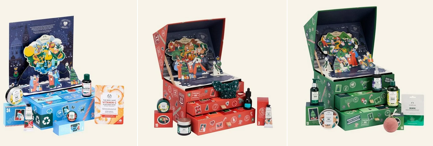 the body shop advent calendars 2022